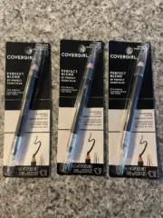 3 Covergirl Perfect Blend by Perfect Point Plus Eye Pencil, Basic Black #100