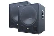 E-Lektron SUB-Q45A 2X18 inch Active Powered PA 2000W Subwoofer Pair for DJ Party Club