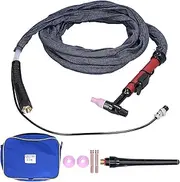 TIG Welding Torch, Flexible Head Integrated Argon Arc Welder Gun Argon Arc Welding Torch Tig Welding Equipment M16 QQ150 3.7meter