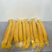 Lot Of 10 OSHA Perimeter Marker Safety Flags Yellow 500 Pound Strength