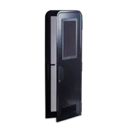 Milenco Large Columbia Black/Black Frame RH (1850 x 622mm)