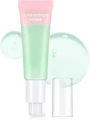 Boobeen Green Face Primer, Hydrating & Gel-Based Face Primer, Moisturizing Makeup Base, Long Lasting & Smoothing Matte Foundation Cream