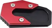 Compatible with R 1250 RT 2018-2022 Kickstand Foot Side Stand Support Extension Enlarger Pad(Red)