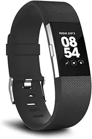Watch Band Strap for Fitbit Charge 2, Classic Soft TPU Silicone Adjustable Replacement Bands Fitness Sport Bracelet Strap for Fitbit Charge2