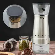 Electric Coffee Grinder Herb Spice Blender Stainless Steel Grinding Core Type-c