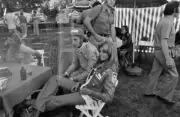 Hans-Joachim Stuck Italian GP 1974 Motor Racing Old Photo 4