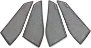 Szwaldaper Car Styling Audio Speaker Rear Door Loudspeaker Trim Covers Stickers, for BMW, x5 g05 Stainless Steel Interior auto Accessories Auto Speaker Grille(Door Panel)