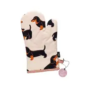 Ambrosia Cotton Oven Glove Dachshund 100% Cotton