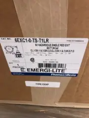 Thomas & Betts Emergi-Lite 6EXC1-0-TS-T1LR 6V Hazardous Single - New In Box