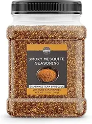 Birch & Meadow Smoky Mesquite Seasoning, Savory & Smoky Flavors, Barbecue, Dry Rubs & Marinades (48 Ounce)