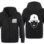 JABBAWOCKEEZ NOVELTY COOL HOODIES 男士時尚男士長袖抓絨拉鍊夾克開衫連帽運動衫外套 XX