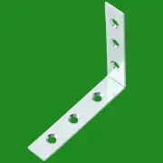 6x 125mm (5") Corner Braces, L Shape Right Angle Support Fixing Repair Bracket