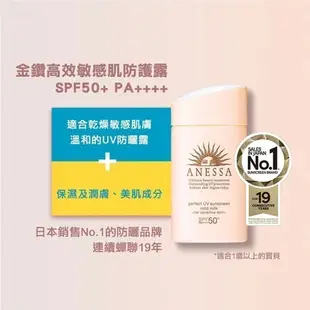 ANESSA 安耐曬 金鑽高效防曬露N 4X 哆啦A夢限定版 柔光乳敏感肌特效防曬露 哆啦美限定版【資生堂官方旗艦店】