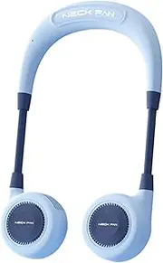 - Neck Fan Bladeless | Portable Rechargeable Lazy Wearable Fan | USB Bladeless Wearable Portable Fan | Portable Rechargeable Lazy | Adjustable Outdoor Cooling Equ