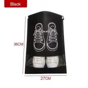 Waterproof Transparent Travel Shoe Storage Drawstring Bag