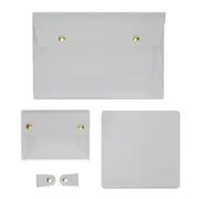 3 In 1 Waterproof Leather Laptop Liner Bag 14 Inches Light Grey Laptop Cases & Bags