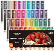 [Shuttle Art] 136 Colouring Pencils, Soft Core Coloured Pencils Set for Adult Colouring Books, Doodling, Sketching, Drawing, Art Supplies for Kids Adults and Artist