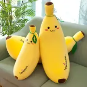 Fruit Soft Plushies Pillow Large Realistic Banana Pillow With Stretch Crystal Co