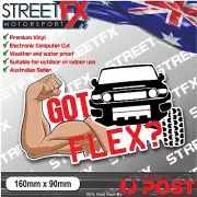 Got Flex Sticker Funny Lift 4x4 Muscle 4WD Aussie Ute Offroad YTB Send It Meme