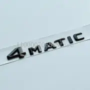 Glossy Black Letters C180 C200 C250 C300 C400 C220d C250d 4Matic ABS Emblem for Mercedes Benz W205 Car Trunk Logo Sticker Rear W205 4door 82mm