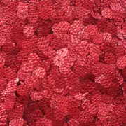 Red SEQUINS 8mm Flat Loose PAILLETTES ~ RED SNAKE SKIN LIZARD effect ~ USA