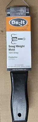 Do-It Snag Weight Sinker Mold D.1149 (2 Cavities) 10/0 Snag