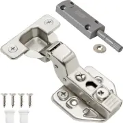 Inset Frameless Soft Push-Open Magnetic Latch Cabinet Door Hinges