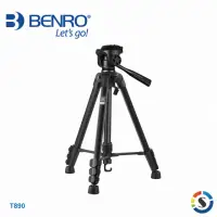 在飛比找momo購物網優惠-【BENRO 百諾】T890 鋁合金三腳架雲台套組(勝興公司