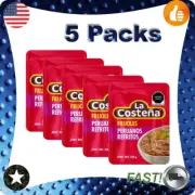 5 Packs Peruvian beans La Costeña refried 430g