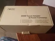 Foval 200W Travel Adapter & Power Converter with 4 Plug Adapters & 4 USB Ports