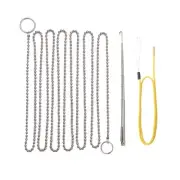 Fish Ball Chain & Retriever Telescoping Hook (Wet Noodle) and Storage Case.