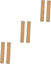 TEHAUX 6pcs Self-Adhesive Cork Strips for Office and Home Memo Boards Versatile Cork Wall Decor for Notes and Photos Easy to Install Bulletin Board Strips