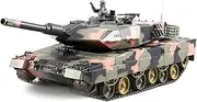 POCO DIVO Leopard IIA5 German Battle Tank RC Military Vehicle 1/24 Scale Model 2.4Ghz Remote Control Germany 2A5 Airsoft Panzer Combat Fight Infrared BB