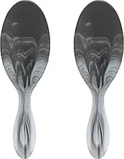 Wet Brush Original Detangling Hair Brush, Black (Watercolor Waves) - Ultra-Soft IntelliFlex Bristles - Detangler Brush Glide Through Tangles With Ease For All Hair Types - For Women & Men (Pack of 2)