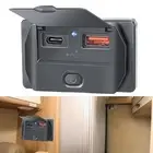 Simplified Installation of RV USB Fast Charger Socket Featuring LED Light