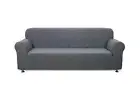 1 Piece-3 Seater Sofa Slipcover Polyester Spandex Jacquard Fabric Stretchable...
