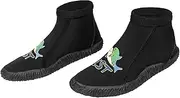 IST Kids 3mm Low Cut Sturdy Warm Water Booties, Vulcanized Rubber Sole