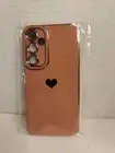 Samsung Galaxy S23 FE Phone Case with Luxury Electroplate Love Heart
