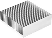 sourcing map Electronics Cooler Heatsink for LED and Power Silver 80 x 80 x 27 mm