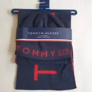 Tommy Hilfiger Hat Scarf 2pc Set Big Logo Reversible Scarf