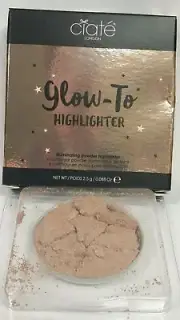 NEW/BOXED CIATE LONDON GLOW-TO HIGHLIGHTER IN MOONDUST(damaged but sterile) NEW!