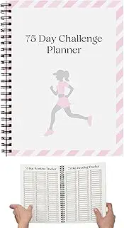 Ceprznvey Daily Planner - 75 Day Motivational Goals & Time Management Planner with Habits - Multifunctional Portable Organizer for Habit Planning
