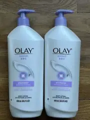 2 X Olay Quench SHIMMER Body Lotion Luminous Minerals Pump 20.2oz Jumbo Size