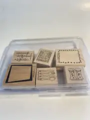Stampin' Up 2004 Two-Step Stamping Definitely Dinner diner and dinner stamps