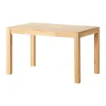 IKEA NORDBY 125X75X75 橡膠木 桌子