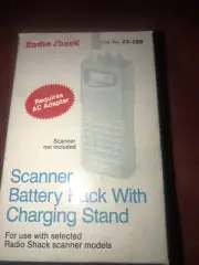 Brand New Radio Shack Scanner Battery Pack w/ Charging Stand Cat 23-288