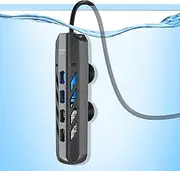 Small Aquarium Heater 50W, Submersible Aquarium Heater with Protective Cover and Work Indicator Light, Preset Temperature 78℉ for Betta, Turtle, Freshwater and Saltwater Tanks, 1-8 Gallon Fish Tanks
