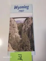 1987 Wyoming Vintage Road Map