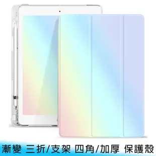 【台南/面交】2019/2020 iPad 9.7吋/10.2吋 漸層/撞色 三折/支架 筆槽 四角/防摔 皮套/保護殼