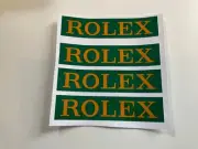 4x Rolex trackside 110mm x 25mm s/a Vinyl Decals Scalextric SCX Carrera Watch